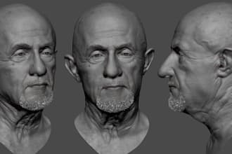 model and sculpt 3d character, creature, animal, game character for ue5 or unity