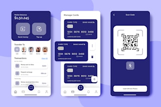 develop a custom fintech, neobank, payment or money transfer app