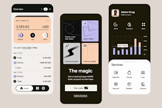 develop fintech app digital bank app p2p lending app wallet app neobank app