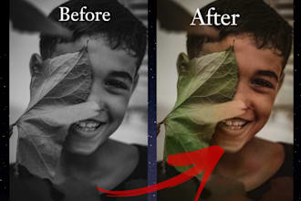 colourise your black and white picture alongside making it more neat