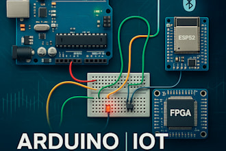 arduino coding, esp32, fpga programming and iot projects