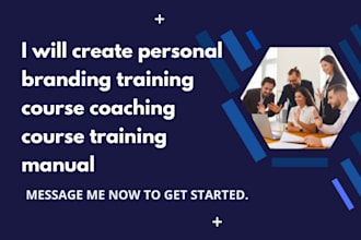 create personal branding training course coaching course training manual