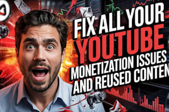 fix the youtube monetization issue reused content monetized,