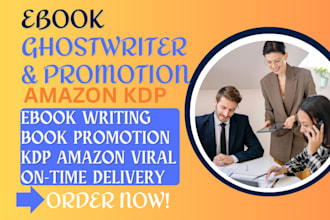 be your professional non fiction ebook ghostwriter and book writer for amazonkdp