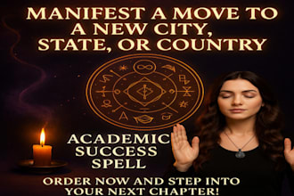 manifest a move to a new city, state, or country, academic success spell