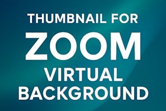 provide zoom background with logo
