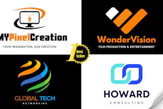 create a clean, modern, and highly professional business logo