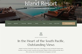 develop website for hotels and resorts