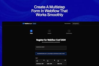 create a multistep form in webflow that works smoothly