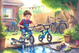 children story book illustration and children story book illustration