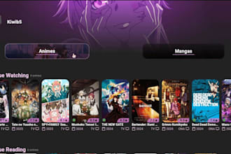 create your own automated anime streaming website