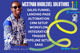do go highlevel automation CRM sales funnel, workflow setup ghl landing page a2p