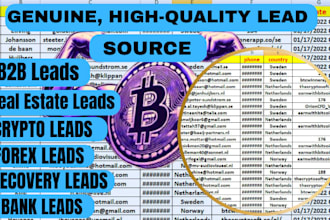 generate and convert fresh forex and crypto leads,  forex crypto leads
