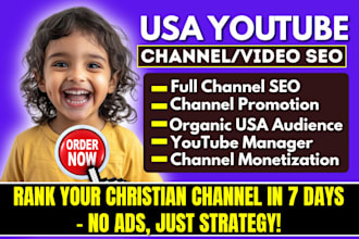 do USA christian best youtube video music SEO expert and organic growth manager