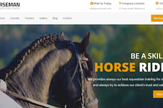 build squarespace equestrian website horse saddle website horse riding training