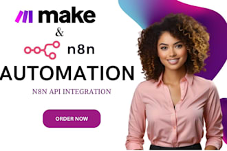 do custom api integration using make com and n8n ai agent voice agent