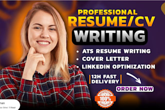 craft or rewrite a healthcare, tech, federal jobs professional resume in 24hrs