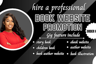 ebook website, book author website, book website, author website, portfolio
