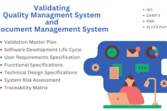 help you document and validate a quality management system