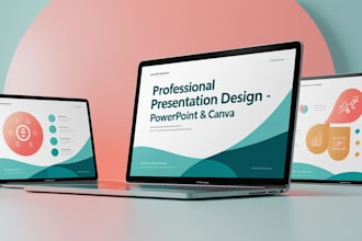 create eye catching powerpoint and canva presentation