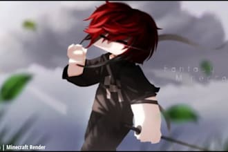 make your minecraft skin into an art style