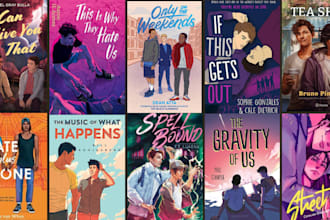 design crime, gay, sci fi, mafia, sport romance, romance book cover illustration