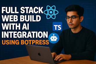 design a custom landing page with chatgpt or ai bot integration