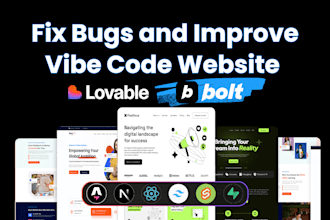 add features and fix bugs in vibe coded ai website