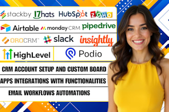 setup stackby crm podio crm airtable crm monday crm hubspot zoho crm gohighlevel