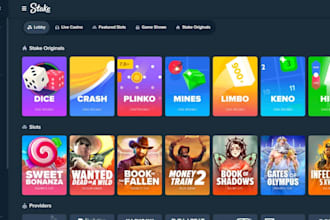 develop crypto bet app, website, sport app, gamble site, app