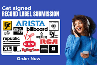 do record label submission to top active record labels manager to get signed