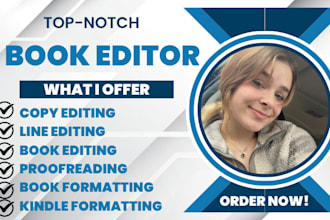 do line editing, proofreading book formatting novel editing KDP book formatting
