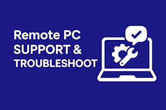 provide expert remote PC support and troubleshooting