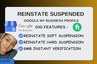 reinstate suspended google my business verify disabled gmb
