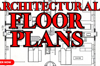 design architectural floor plans for your project