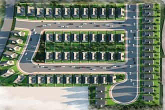 design your urban plan, 2d and 3d landscape, garden layout, and residential plan