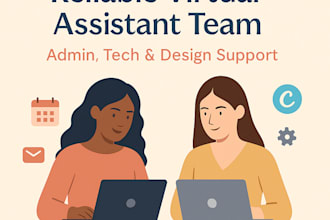 be your virtual assistant with tech support