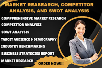 do market research, business plan, pitch deck, niche, market and swot analysis