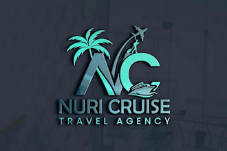 do luxury travel, vacation, agency, hotel and adventure logo
