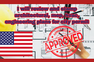 draw and modify 2d floor plan, provide architectural and engineering stamp