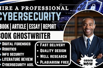 ghostwrite cybersecurity, digital forensics, ai, ebook, article, report, courses
