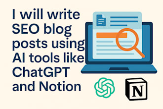 write SEO blog posts using ai tools like chatgpt and notion