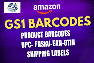 do amazon gs1 barcodes and product labels