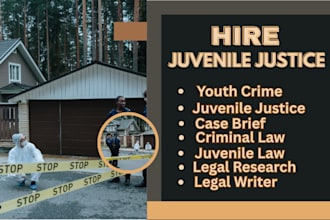 draft legal content research juvenile justice law case briefs legal memos demand