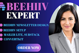 create beehiiv design, convert kit, mailer lite, substack