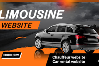 limousine website chauffeur booking taxi booking website, car rental website