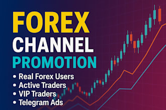 run approved telegram ads for forex channel, add real and active VIP forex users