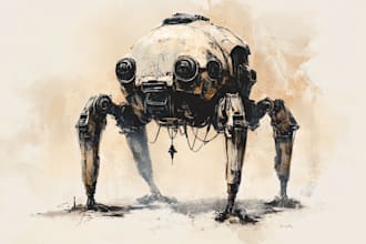 create a warhammer, gore, metal maniac illustrations
