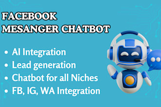do chatbot for website, social media platforms, using manychat, tidio, chatfuel