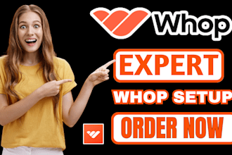 professionally setup your whop store, for your brand, digital product store